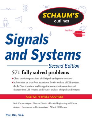 cover image of Schaum's Outline of Signals and Systems